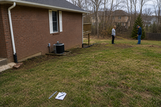 Homeowners Planning Their Backyard Landscaping