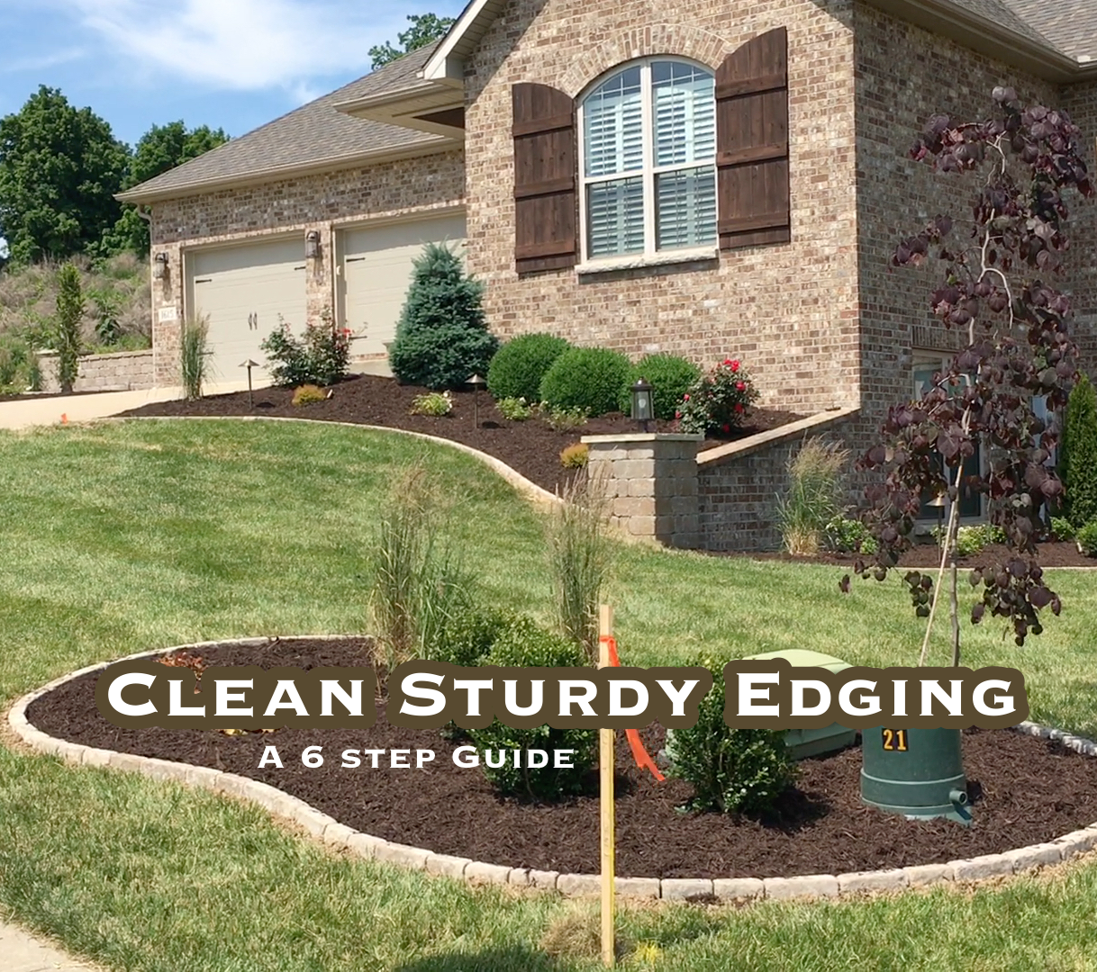 Sturdy landscape edging system